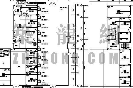 汽车展厅修理车间资料下载-汽车展厅空调方案图