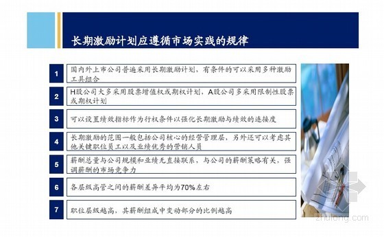 房地产集团高管长期激励计划(含案例分析)-长期激励计划应遵循的市场实践规律 