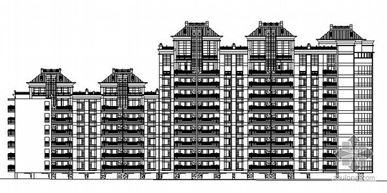 底层临街商铺资料下载-厦门市某九层住宅建筑施工图（底层架空）