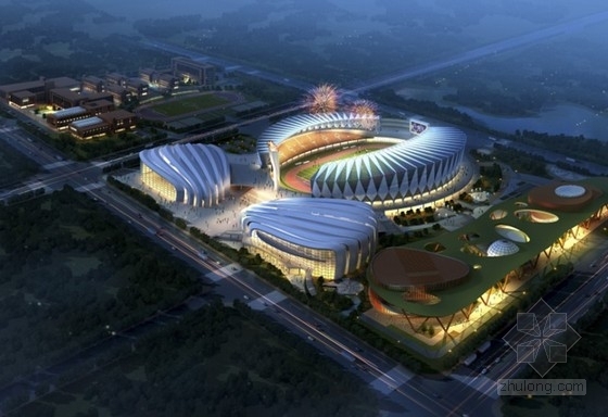国际体育演艺文化中心资料下载-[山东]某教育体育文化中心规划及单体设计方案文本