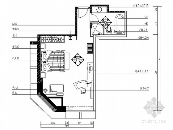 成都酒店客房装修资料下载-[成都]五星级豪华酒店客房室内装修施工图（含实景）