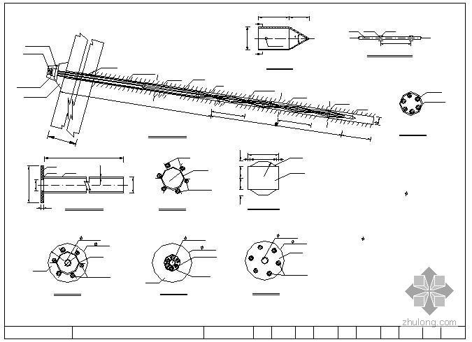 框格护坡设计图资料下载-岩石性边坡支护锚索（杆）设计施工图
