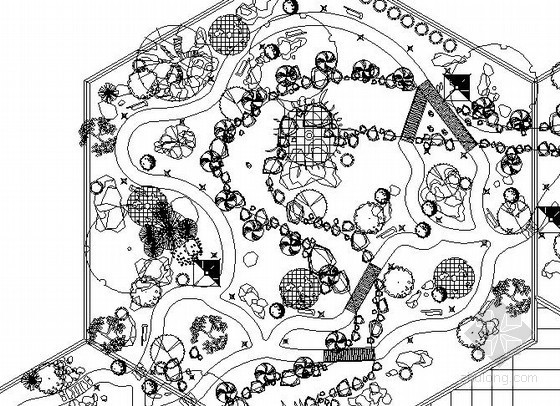 园林式校园景观设计资料下载-某古典园林式广场设计方案