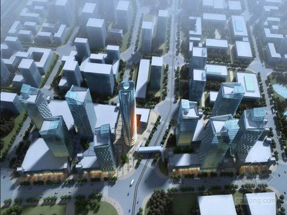 工业园城市规划设计资料下载-[天津]某工业园核心区概念规划设计及城市设计方案文本