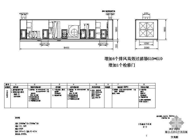 某冻干车间空调机组方案图_2