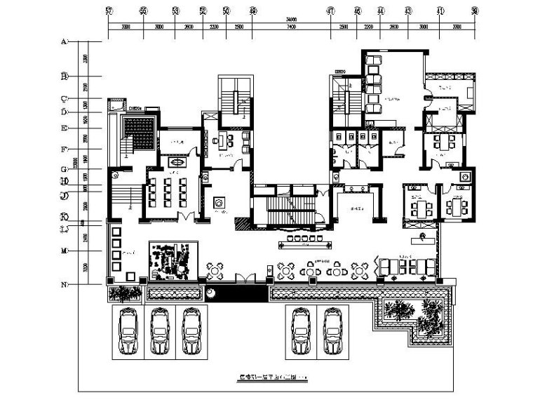 售楼处施工图建筑资料下载-[新乡]简约时尚售楼处设计施工图（含效果图）