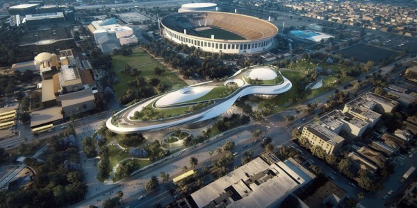 中国新生代建筑师展览资料下载-卢卡斯博物馆落址洛杉矶，造价10亿美元中国建筑师马岩松设计