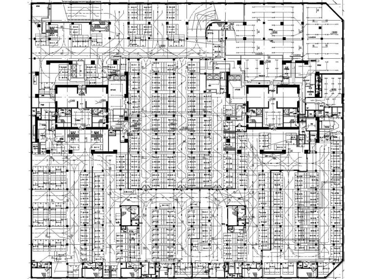 66kv变电所原理图资料下载-深圳47层超高层金融中心强电施工图（含变电所、计算书）