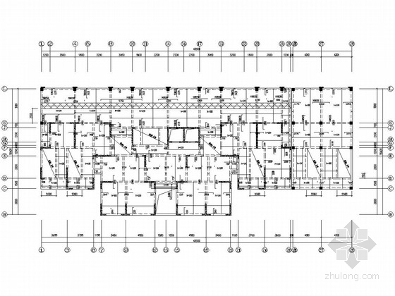8层住宅楼建筑结构图资料下载-[蚌埠]18层剪力墙住宅楼结构图（2栋）