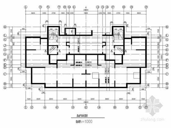 7层住宅楼建筑施工结构图资料下载-24层剪力墙住宅楼结构图