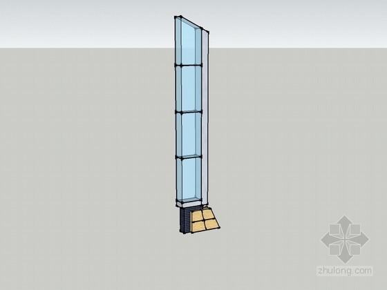 迪拜蒲公英景观灯装置资料下载-景观灯SketchUp模型