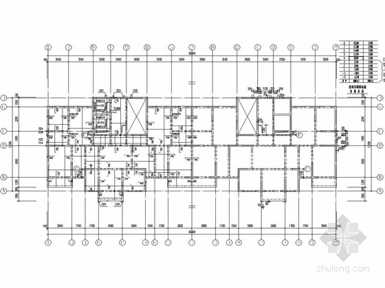 经济房平面图资料下载-[银川]18层剪力墙经济适用房结构施工图（地下两层）