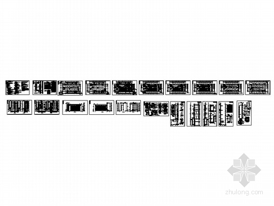 [陕西]5层现代风格市级附属医院肝病治疗中心建筑施工图-总缩略图 