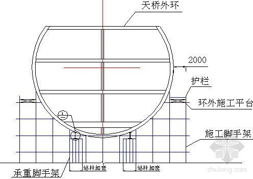 幕墙专施工方案资料下载-北京某钢结构天桥施工方案
