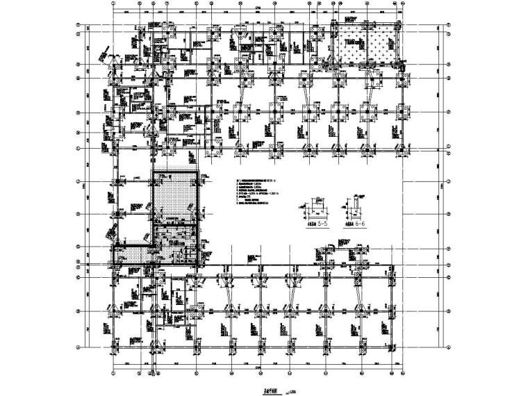3层民房框架结构图资料下载-上海3层框架结构幼儿园结构图（6352㎡）