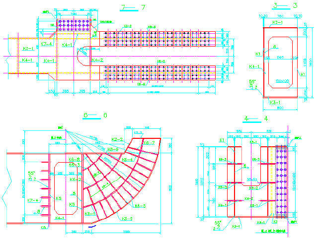 斜拉桥施工设计图资料下载-双塔双索面斜拉桥下复平台式牵索挂篮设计图63张CAD（附计算）
