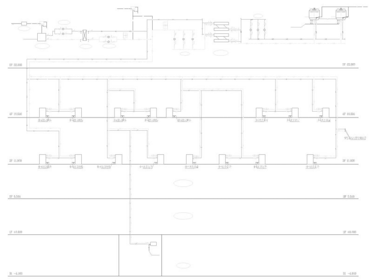 [重庆]知名商业建筑空调通风及防排烟系统设计施工图-空调水系统原理图二.jpg