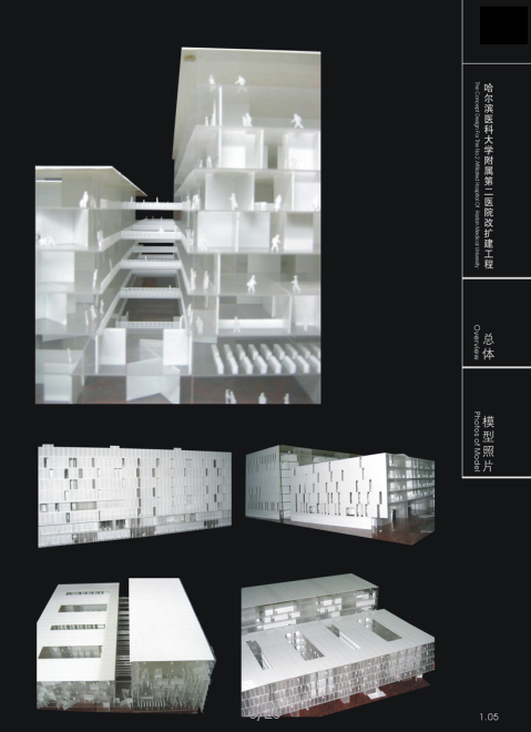 [黑龙江]某医科大学附属第二医院扩建工程规划方案 A-5 模型