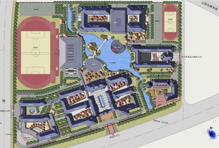 [江苏]徐州国际学校项目规划设计方案文本-教育建筑-筑龙建筑设计论坛