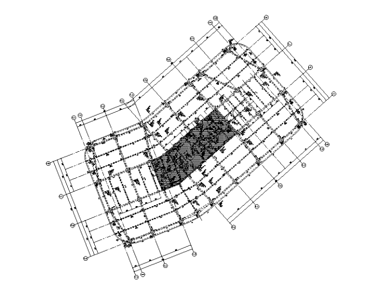 10层框剪结构A级高度住宅楼结构施工图2014-1#楼梁配筋图