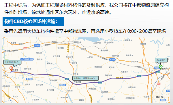 地标性商业办公楼钢结构供应及安装工程述标PPT-运输方案