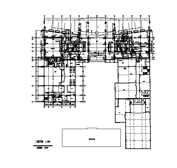 高层现代风格商业办公综合体建筑施工图