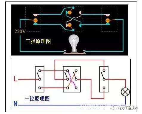 世上最全开关接线图,单控、双控、三控，收藏吧_14