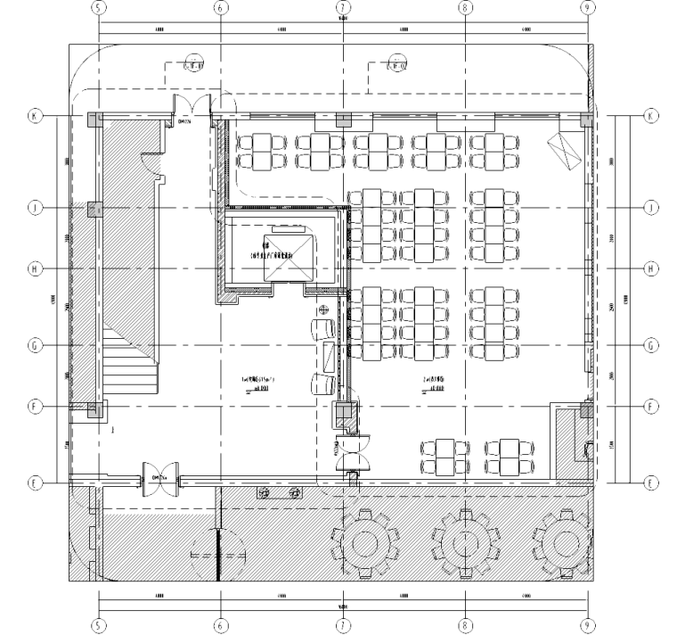 公共厕所室内装修资料下载-[江苏]苏州某酒楼室内装修竣工图