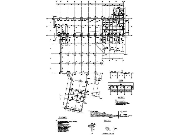 办公楼辅助楼资料下载-消防站办公楼及训练塔建筑结构全套图