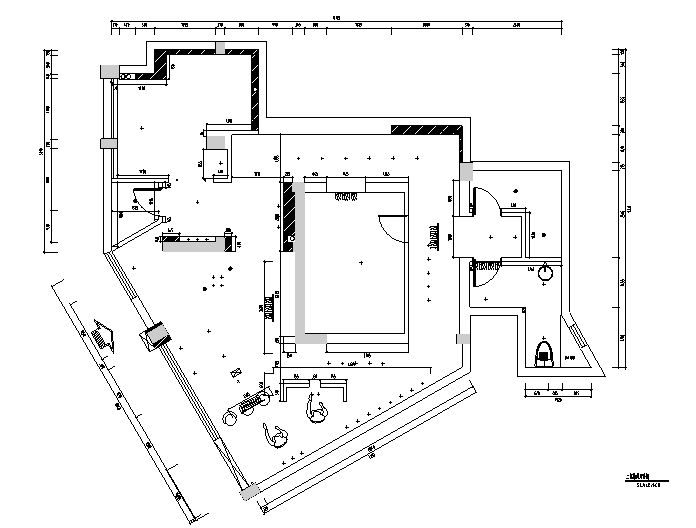 2层商业效果图资料下载-混搭风格酩汇酒庄商业空间设计施工图（附效果图）