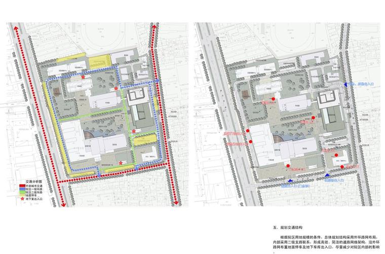 [江苏]某人民医院病房大楼规划设计文本（CAD+SU+文本）-交通规划