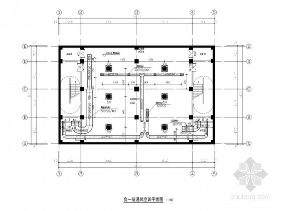 儿童游乐场建筑装修施工图资料下载-[安徽]某游乐场通风空调及防排烟设计施工图（甲院出品）