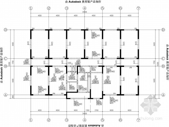 平法图集筏板基础资料下载-筏板基础，公租房框架剪力墙结构施工图