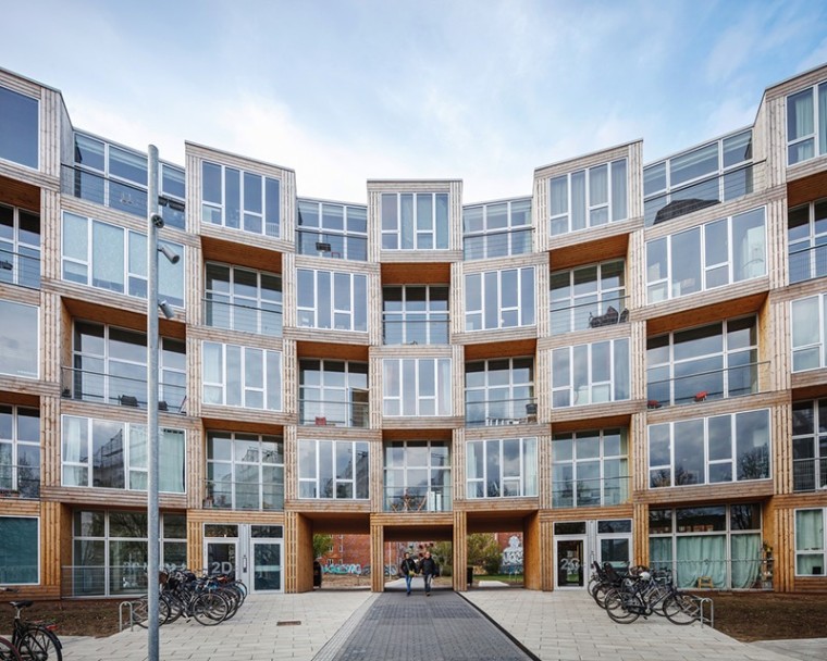 哥本哈根商业大学资料下载-BIG新作：哥本哈根“棋盘式”经济适用公寓