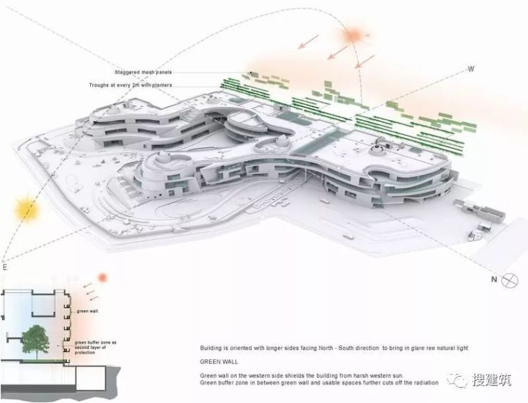 流动的“层叠式”办公建筑_34