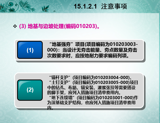 建筑工程工程量清单计价办法的应用-地基与边坡处理