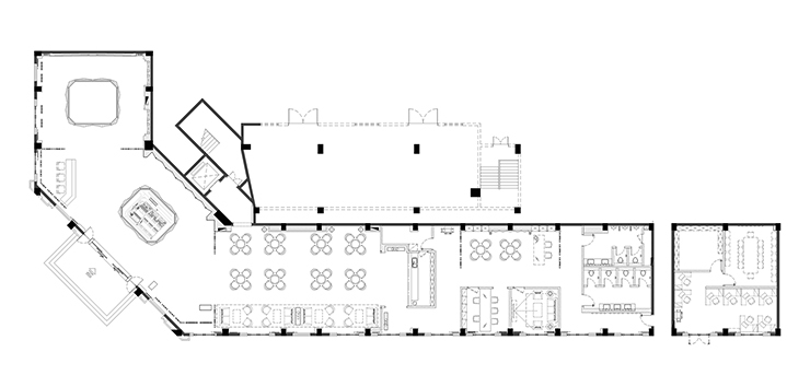 中海世纪荟售楼处，NEW ART DECO的诗意景观-40 一层平面图