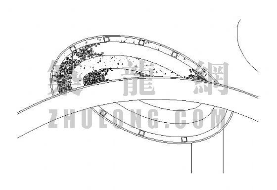 居住区平面图psd格式资料下载-居住区铺装平面图（5）