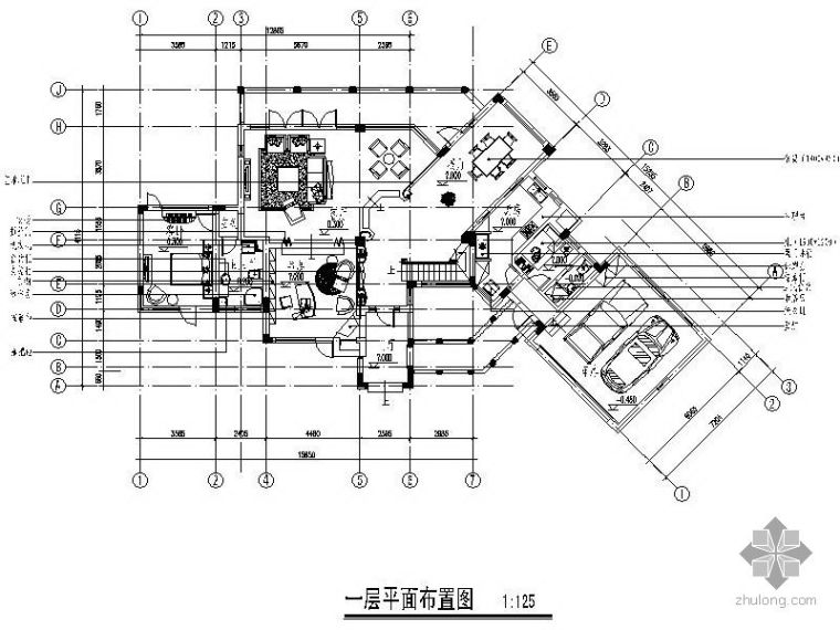 二层别墅设计图带围墙资料下载-[上海]某二层别墅设计施工图