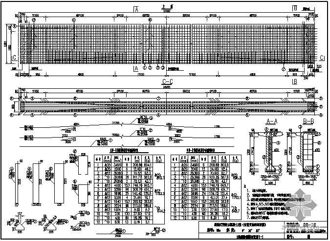 35m先简支后连续计算书资料下载-装配式预应力混凝土T梁桥（先简支后结构连续）上部构造通用图[跨径：35m，桥面宽度：整体（分离）式路