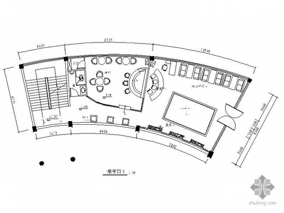 售楼部外立面CAD资料下载-某售楼部装饰施工图