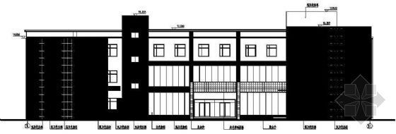 三层办公楼建筑SU模型资料下载-某三层办公楼建筑结构全套图纸