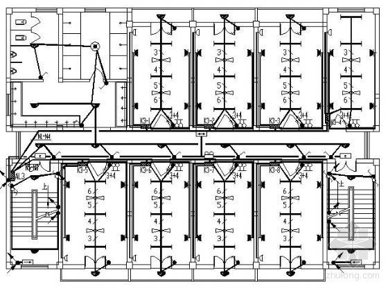 集体宿舍电气图纸资料下载-某集体宿舍电气设计