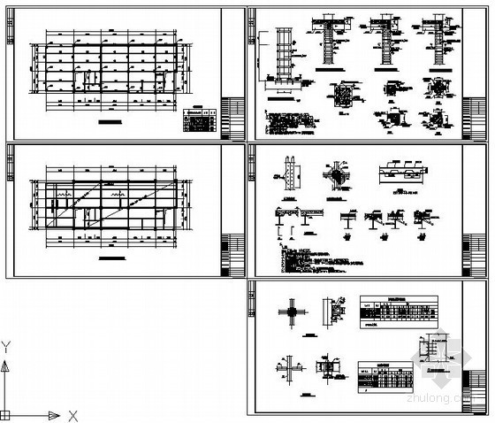 风情餐厅CAD设计图资料下载-某餐厅加固改造设计图