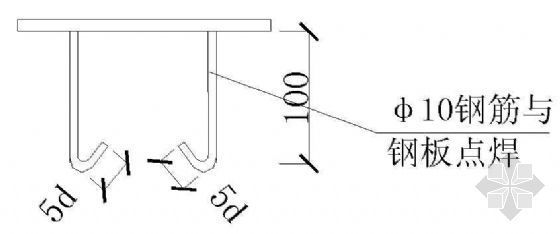 钢爬梯建筑图资料下载-人防区竖井内钢爬梯埋件施工图