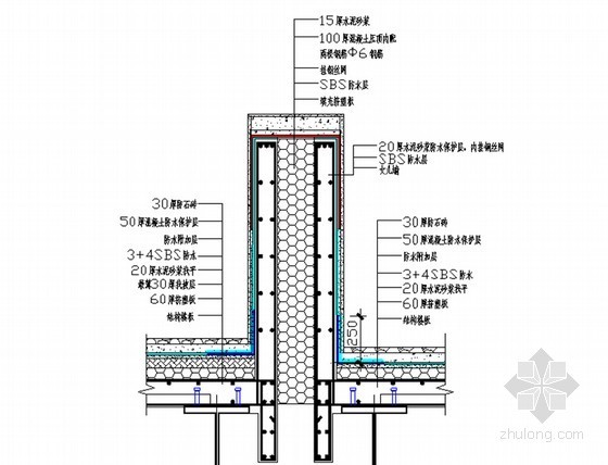 沉降缝防水节点资料下载-[甘肃]酒店工程屋面工程施工方案(节点图丰富)