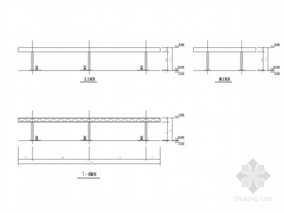 50米网架结构施工图纸资料下载-50X22米加油站（气站）网架施工方案图