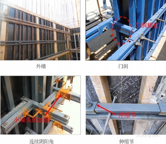 名企编制建筑工程施工现场具体实施标准化图集（附图丰富 152页）-堵头板固定 