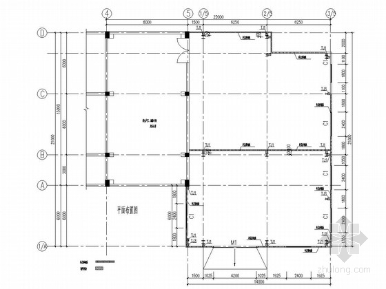 单层框架结构清单计价资料下载-单层框架结构厂房结构施工图