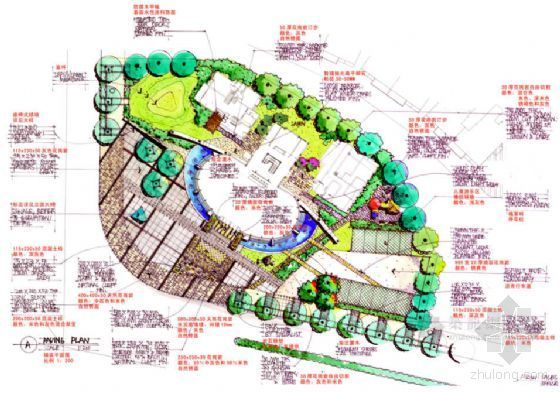 售楼处景观手绘资料下载-江苏常州小区售楼处景观扩初设计方案